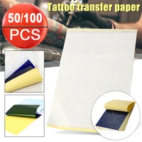 50100pcs a4 tattoo transfer paper copier sheets of thermal carbon stencil printer machine paper for tattooing supplies