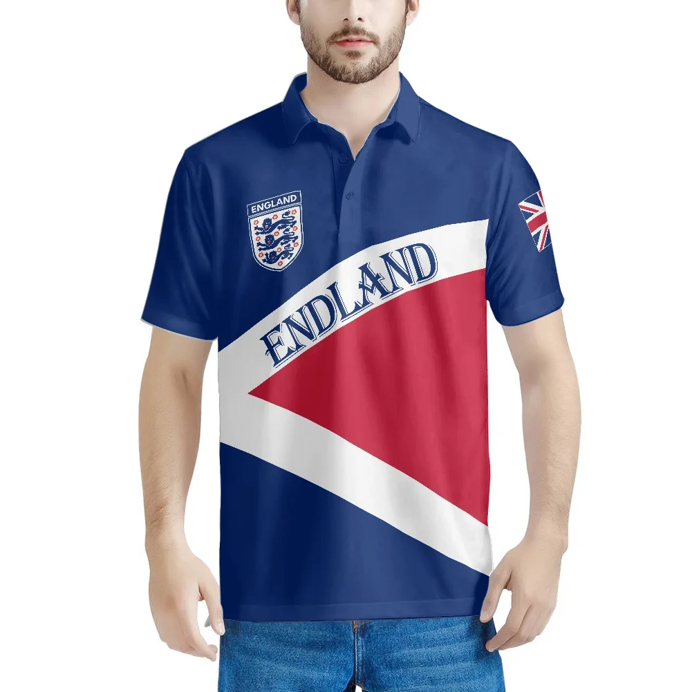 

Рубашка-поло мужская с коротким рукавом и отложным воротником