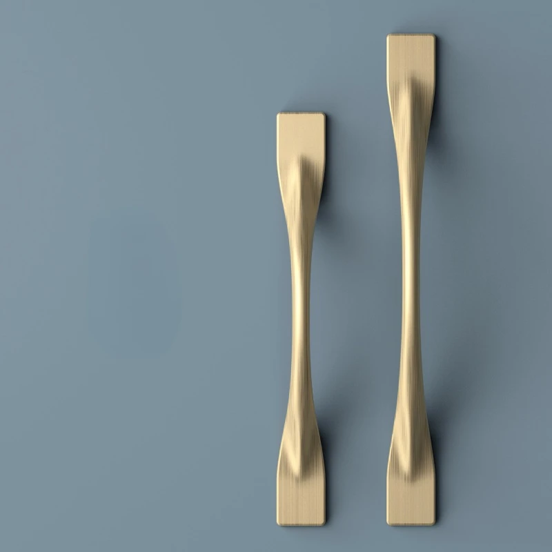 

Door Knob Zinc Alloy American Modern Simple Wardrobe Handle Nordic Cabinet Door Drawer Handle Shoe Cabinet Furniture Handle