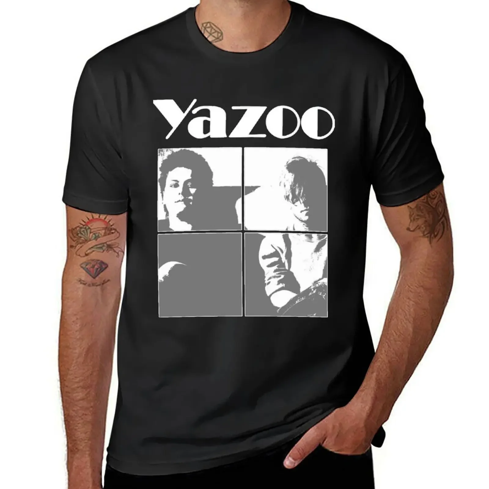 Футболка Yazoo премиум класса голубая архивная аниме рубашка с рисунком мужские