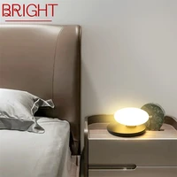bright nordic table lamp led creative egg shape shade decorative for home bedside desk lighting