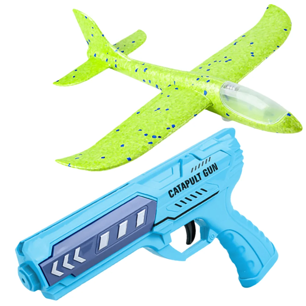 Светящаяся катапульта самолет игрушка уличные пенопластовые самолеты для детей