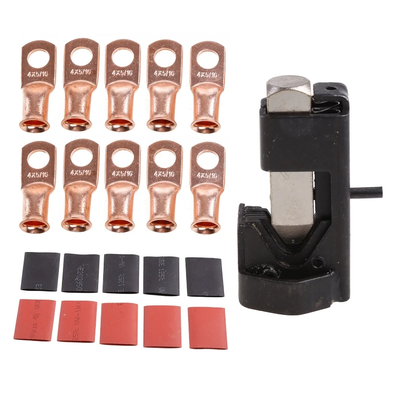 

Cable Hammer Crimper Wire Terminal Welding Lug Crimping Tool Riveting Pliers Suitable for Wire Sizes from 16 Gauge to 4/0 Gauge