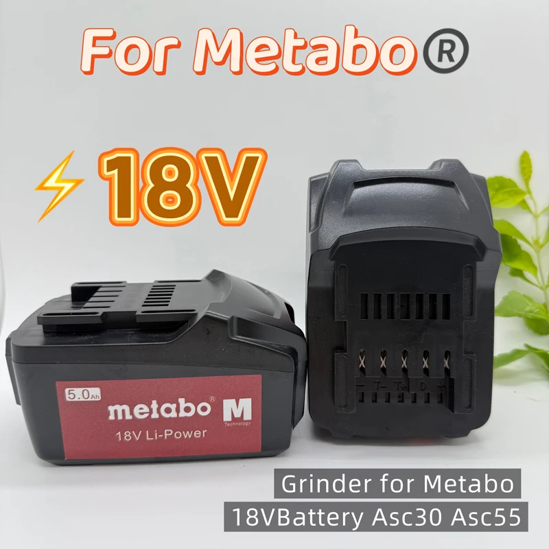 Для Metabo 18 В 4,0-9,0 Ач аккумулятор, электроинструменты, дрель, гаечный ключ, молоток, шлифовальный станок для Metabo, аккумулятор Asc30 Asc55