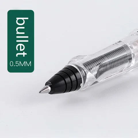 Гелевая перьевая ручка прозрачная Zhengzi