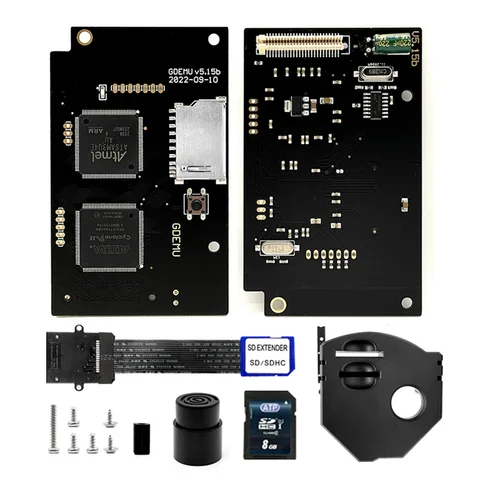 Gdemu V5 15b для SEGA Dreamcast плата эмуляции оптического привода комплект для удаленного монтажа карты для консоли DC VA1 с удлинительным кабелем SD