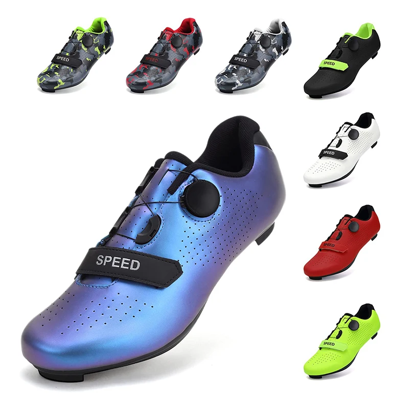 

2022 New Cycling MTB Shoes Man Route Cleat Road Dirt Bike Speed Flat Sneaker Racing Women Bicycle Mountain Spd Biking Shoes