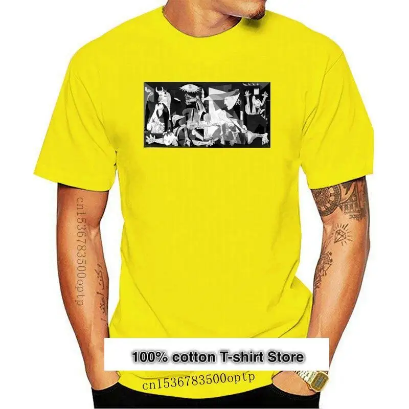 

Camiseta de Guernica para hombre, camisa de Pablo Picasso, nueva