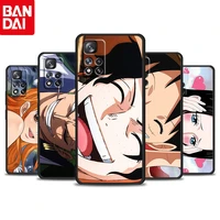 hot anime one piece face for redmi 10 9 9c 9a 8 8a 7 7a 6 6a 5 5a 4x 5g prime pro plus silicone soft black phone case cover capa