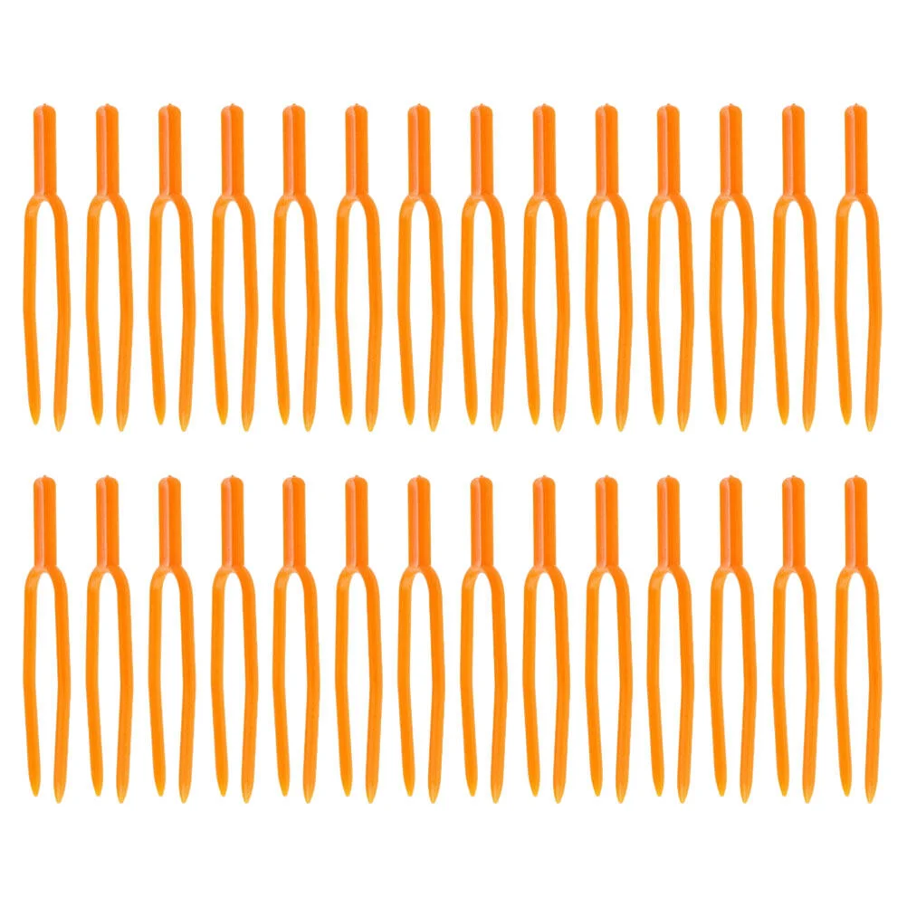 

200 Pcs Plastic Clips Grape Vines Fixing Clamps Clips Pergola Plastic Gardening Forks Plants Fixed Supply