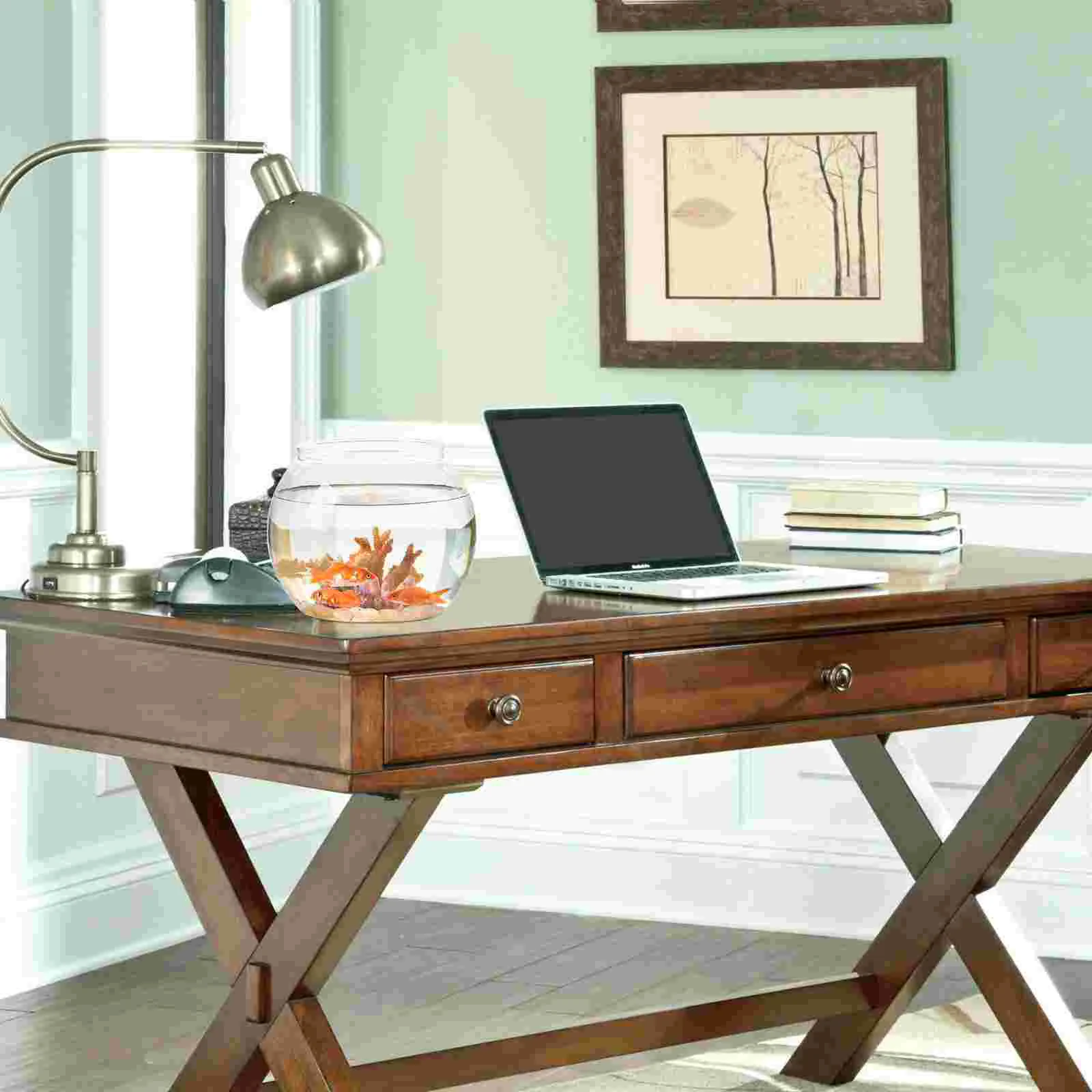 Чаша для золотых рыбок аквариум аквариумы инкубатора коробка и миски круглая