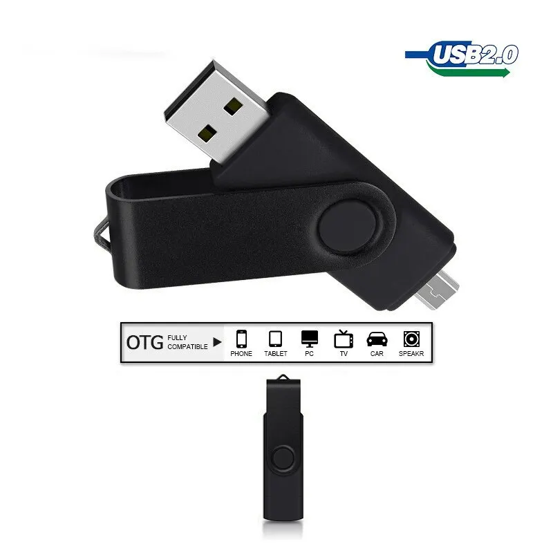Otgu диск черный 64gb2 0 флэш-накопитель смартфон компьютер двойного назначения