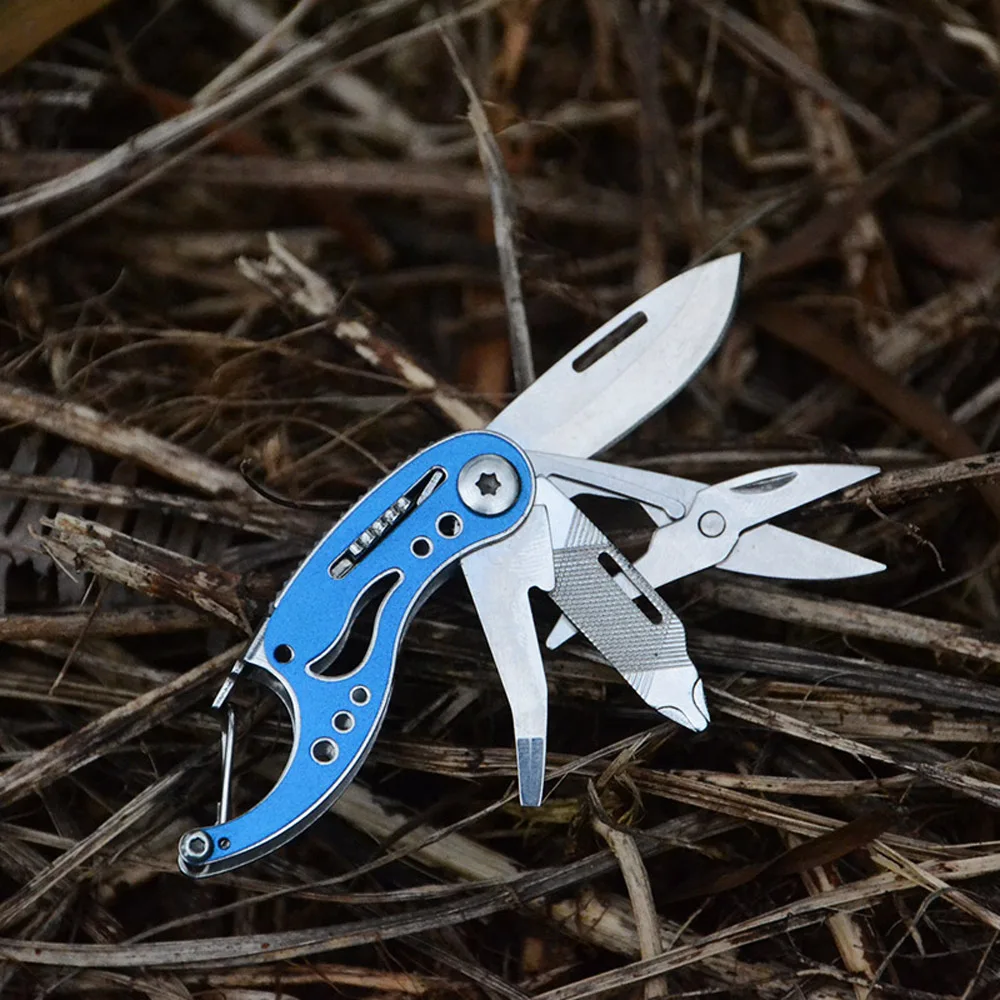 

Mini Folding Knife EDC Multitool Outdoor Survival Gadgets Cute Camping Keychain Swiss Pocket Knife Jackknife Box Cutter