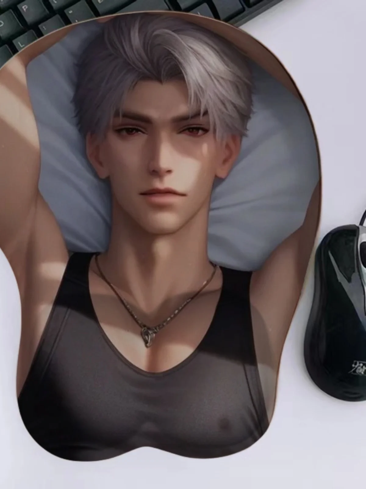 3D коврик для мыши косплея с аниме Love and Deepspace сильус зайне мультяшный Настольный