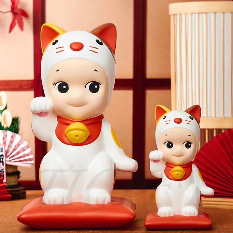 

Sonny Angel Lucky cat Kawaii Doll Action Figure Toy Model Birthday Gift Surprise Box quality goods Anime Figures 100% authen