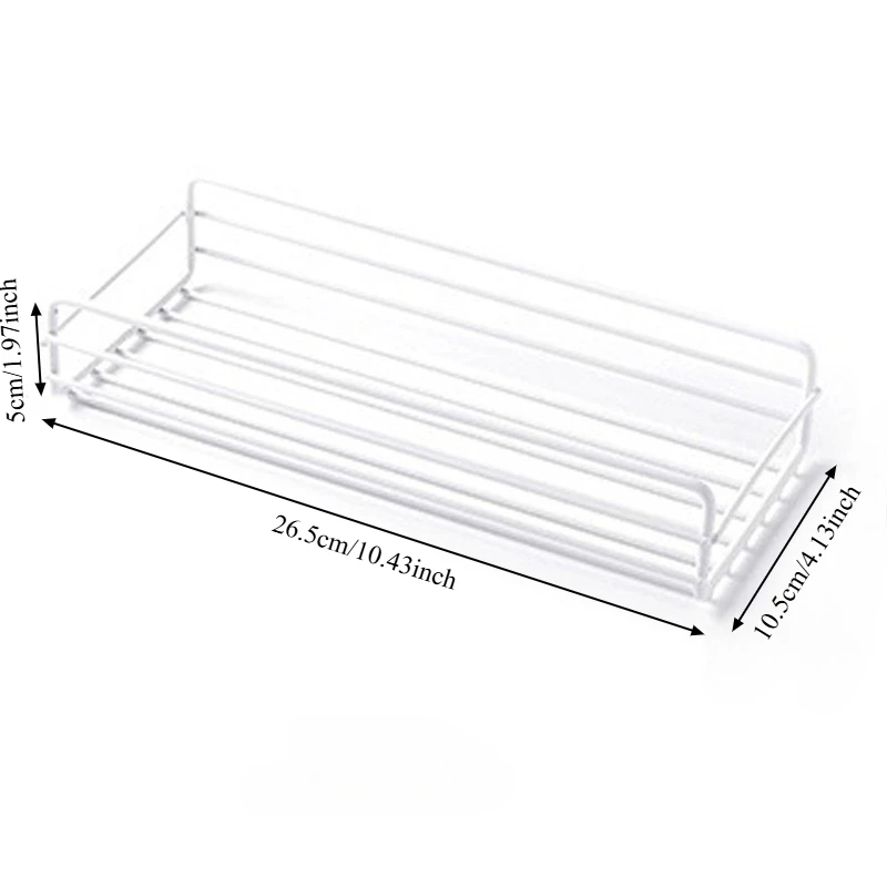 

Водонепроницаемая настенная полка-органайзер без сверления