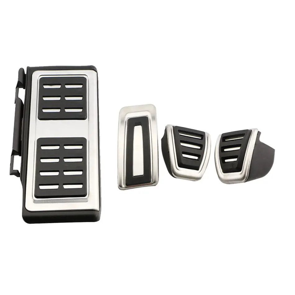 Фото Автомобильные ножные педали для Cupra SEAT Leon Mk4 2021 2022 2023, аксессуары из нержавеющей стали, газовый тормоз, реставратор педали, протектор колодки AT MT №5
