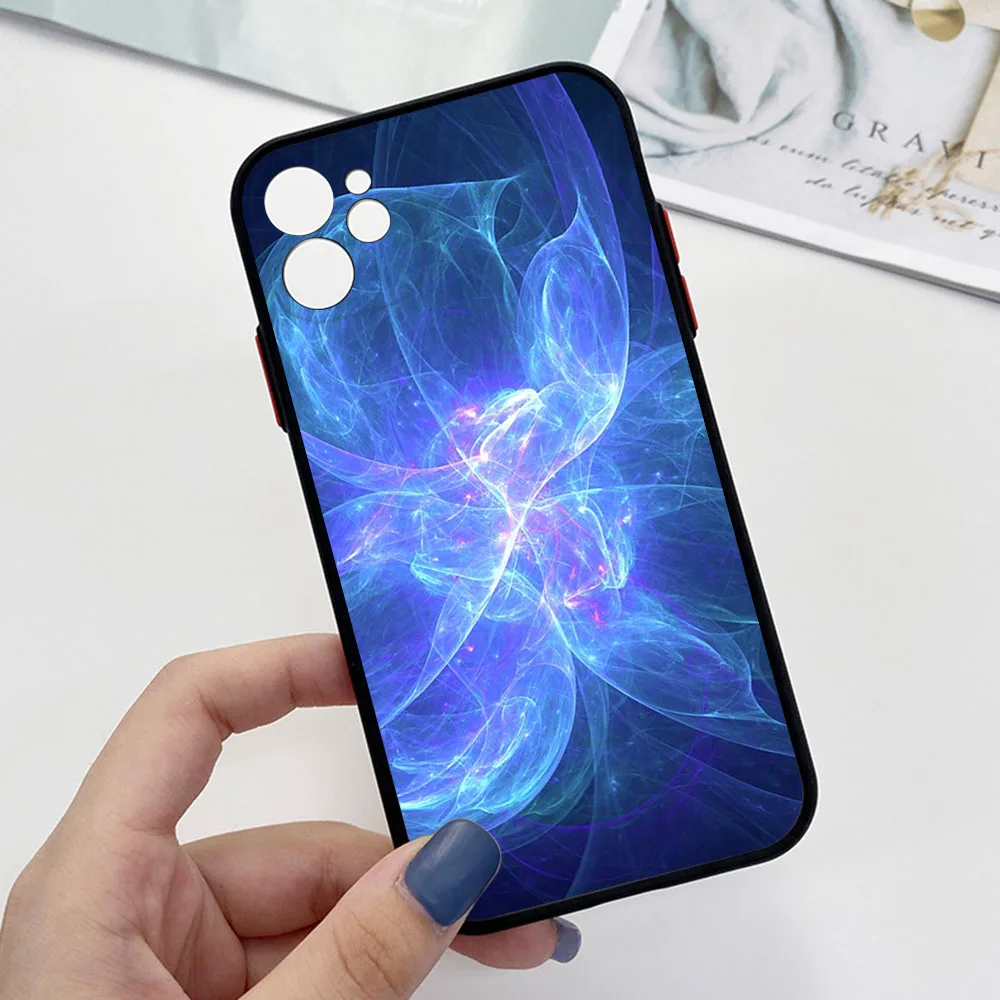 Новый тренд красочный чехол для телефона Nebula Deep Space iPhone 16 15 14 11 12 13 Pro Max Mini X XR XS 7 8 Plus