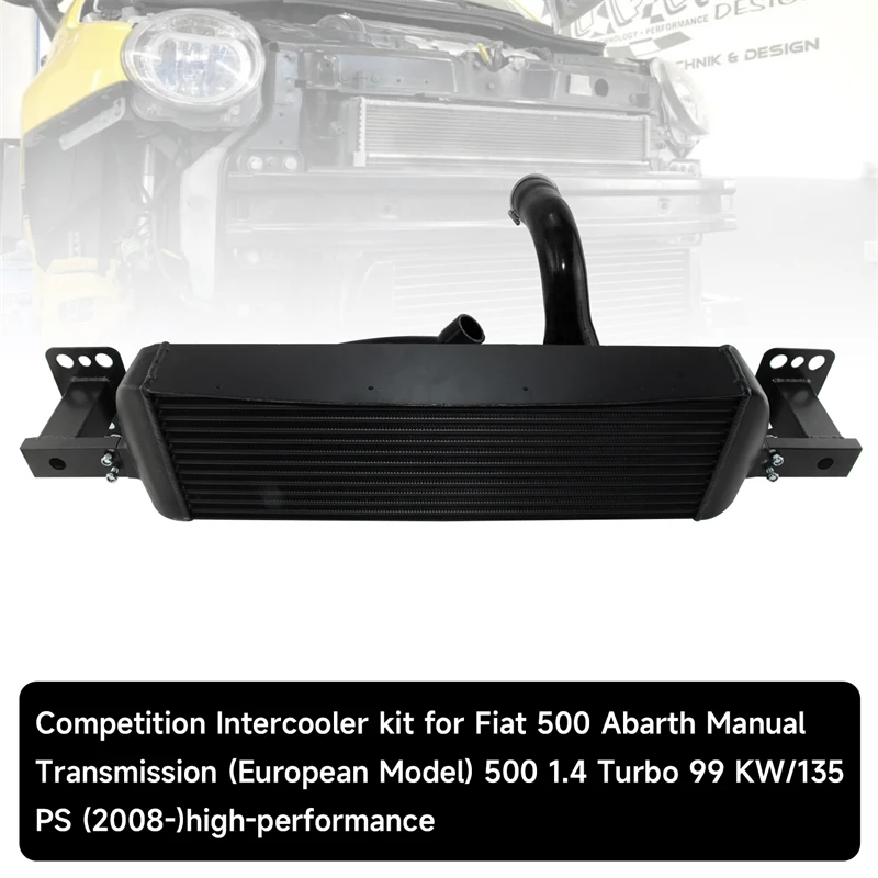 

Комплект интеркулера для Fiat 500 Abarth 1,4 Turbo 99 кВт/135 PS 2008 + черный/красный/синий