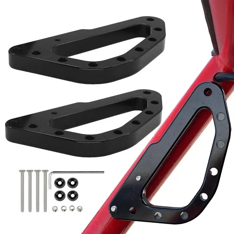 

Roll Bar Grab Handles Black With Round Cut Durable Fade-resistant For X3 2017-2023 Easy To Install Heavy Duty Billet Aluminum