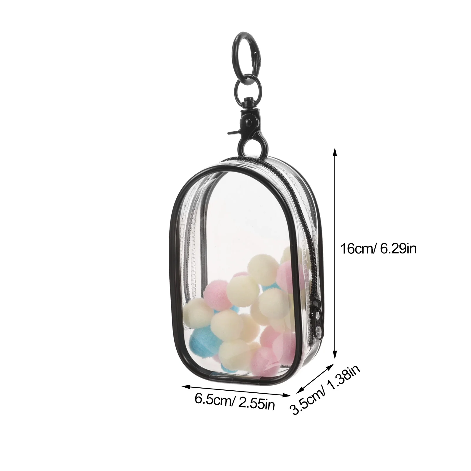 Коробка для хранения кошелек капсульная застежка посылка прозрачный витрина