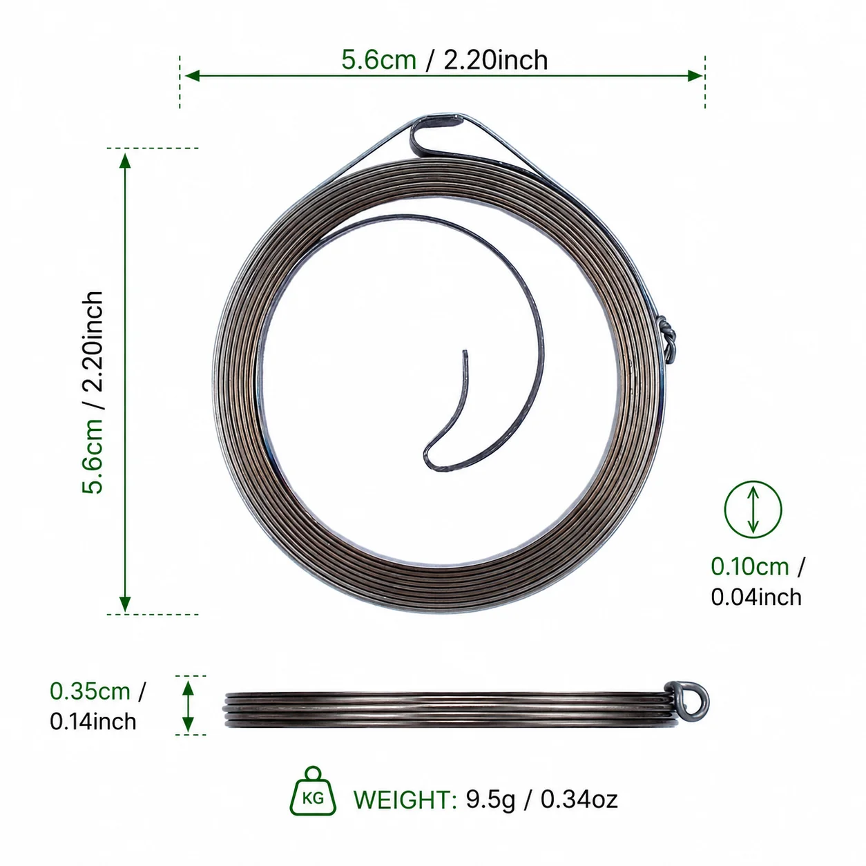 Пружина стартера 28442-ZE2-W01 для Honda GX240 GX270 GX340 GX390 GX610 GX620 GXV340 GXV390 188F, 6 шт., замена 155-304 для двигателя (art.: 3920db0ee14c7) - 3920db0ee14c7