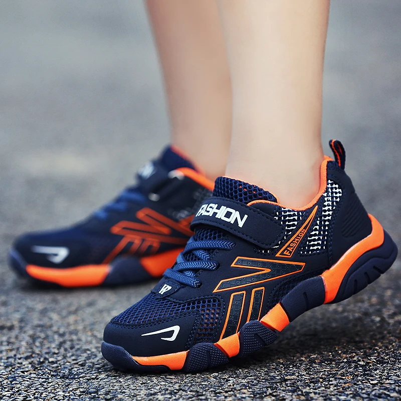 Kid Sneaker Mesh Breathable Cushioning Road Running Children Shoes Free Shipping Athletic Lightweight Casual Children Shoes