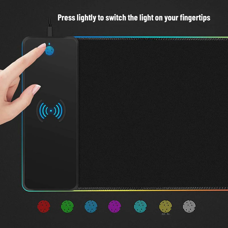 Mairuige беспроводной зарядный коврик для мыши D.Va компьютерной расширенный