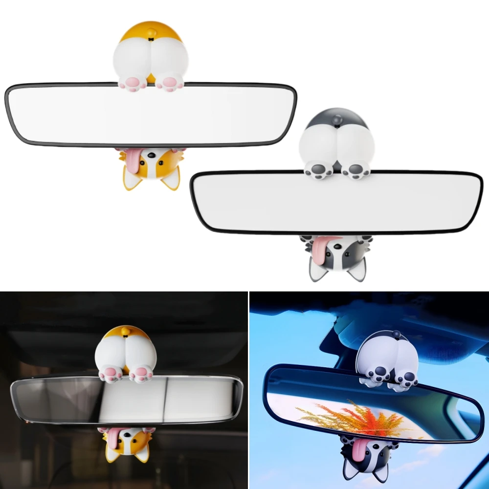2024 вешалка для зеркала заднего вида Милая Автомобильная кукла украшение