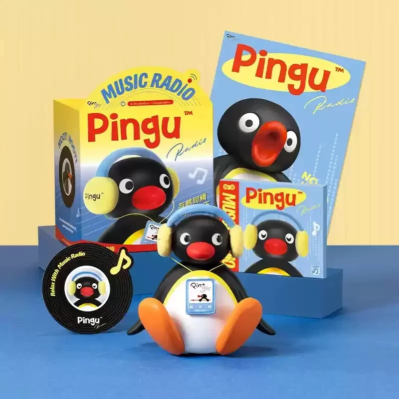 Bluetooth-колонка Martube Pingu Shake Head: милая миниатюрная портативная беспроводная аудиосистема, украшение для рабочего стола, подарок на день рождения для детей (art.: 3920dc2e32620) - 3920dc2e32620