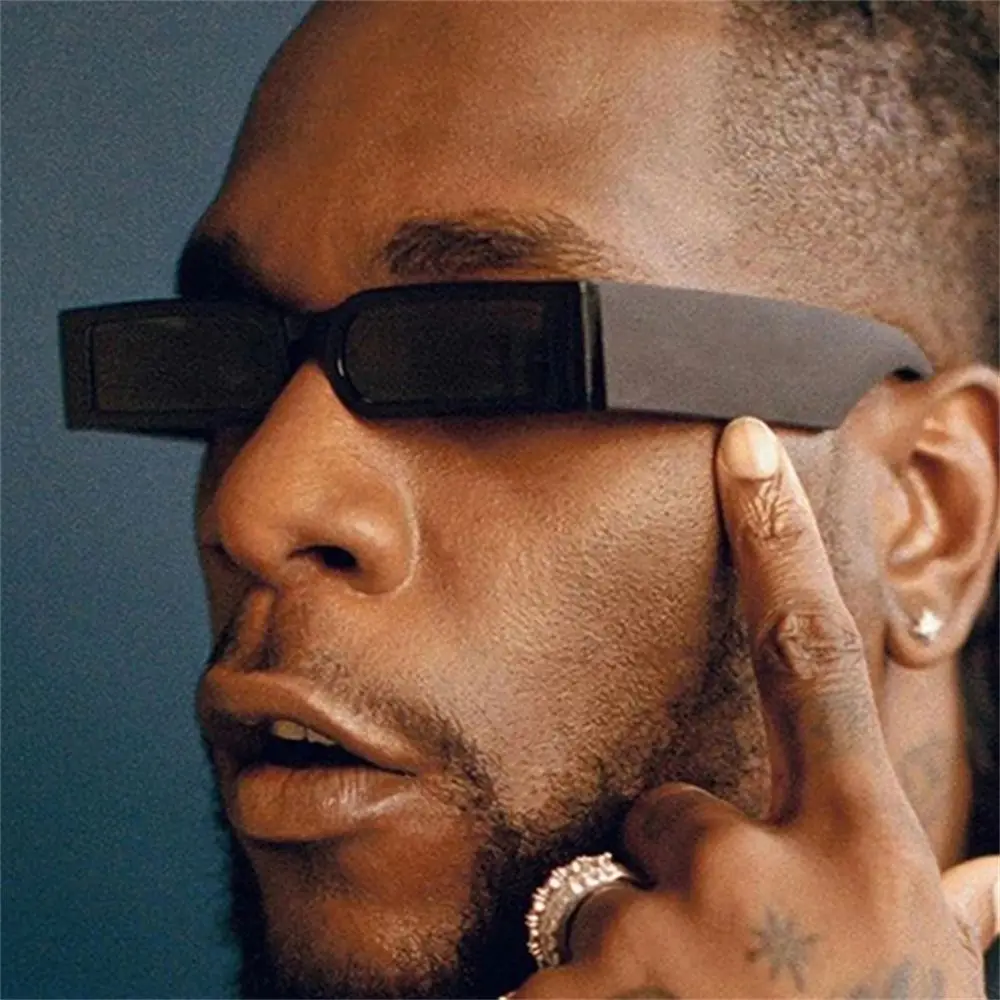 

Солнцезащитные очки мужские прямоугольные, Модные Винтажные дизайнерские темные очки в стиле хип-хоп, маленькая оправа, черные