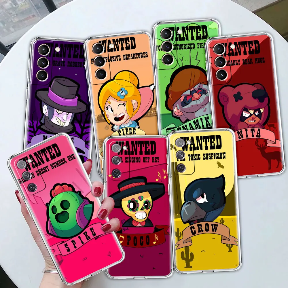 

Phone Case for Samsung Galaxy S21 Ultra S22 Plus S20 FE S10 S10e Note 20 10 Soft Fundas Coque Cover Shell Cool Star Top Games