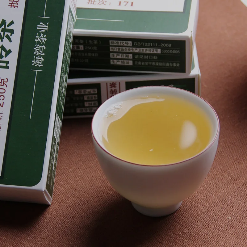 

Haiwan 2017 Yr Chinese Tea 9968 Batch 171 Shen Pu-erh Tea Brick 250g
