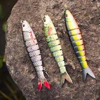 13 5cm 20g realistic multi section fish hard bait fishing bait eco friendly portable jointed crankbait angling accessories