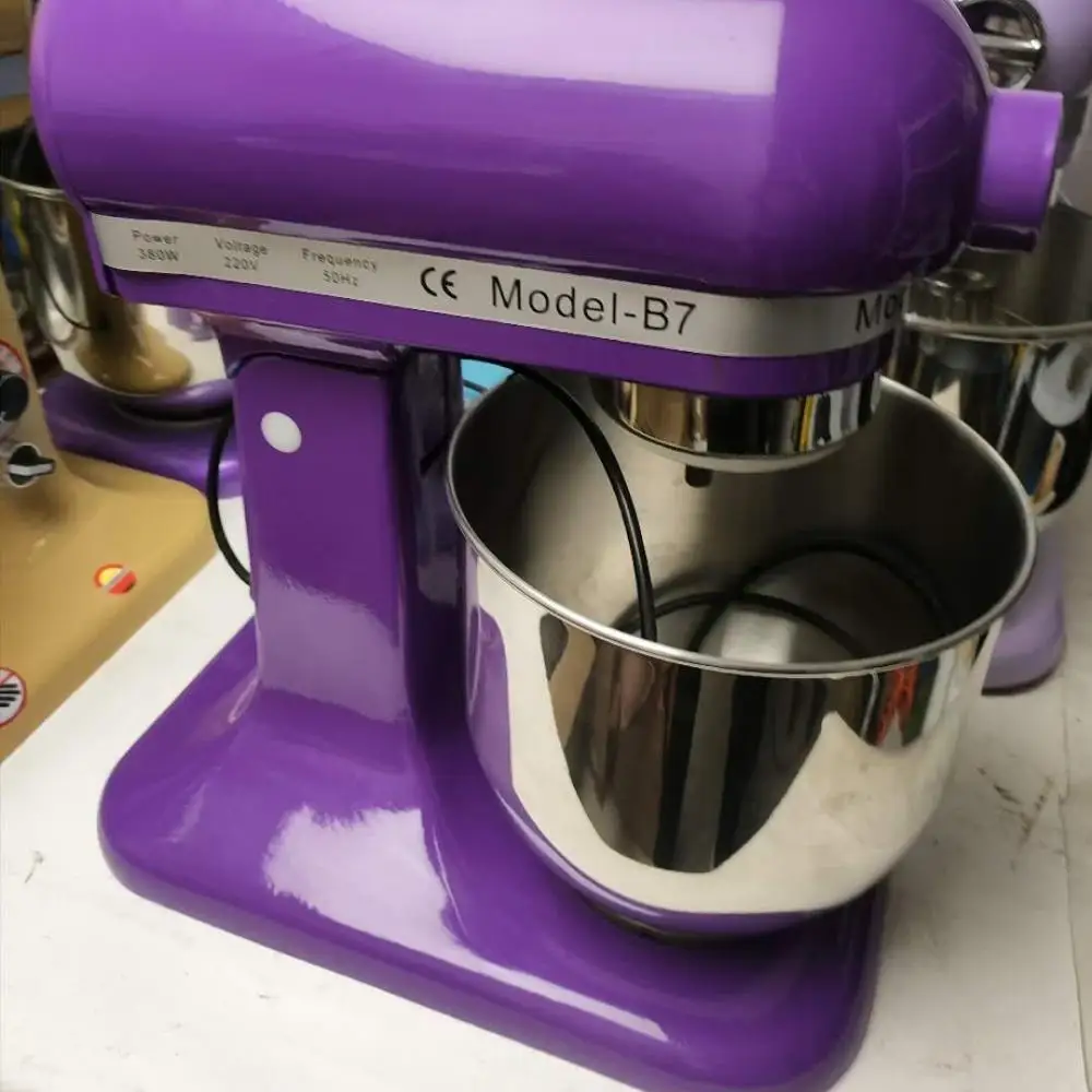 

Tilt-Head Kitchen Food Mixer with Accessories 3 speed Dough hook
