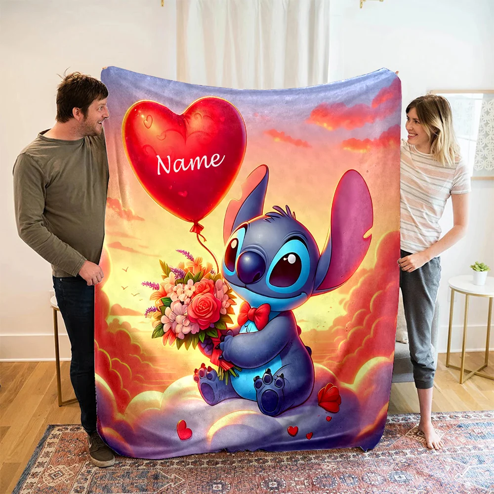 Индивидуализированное одеяло с именем на заказ принтом Диснея для дивана