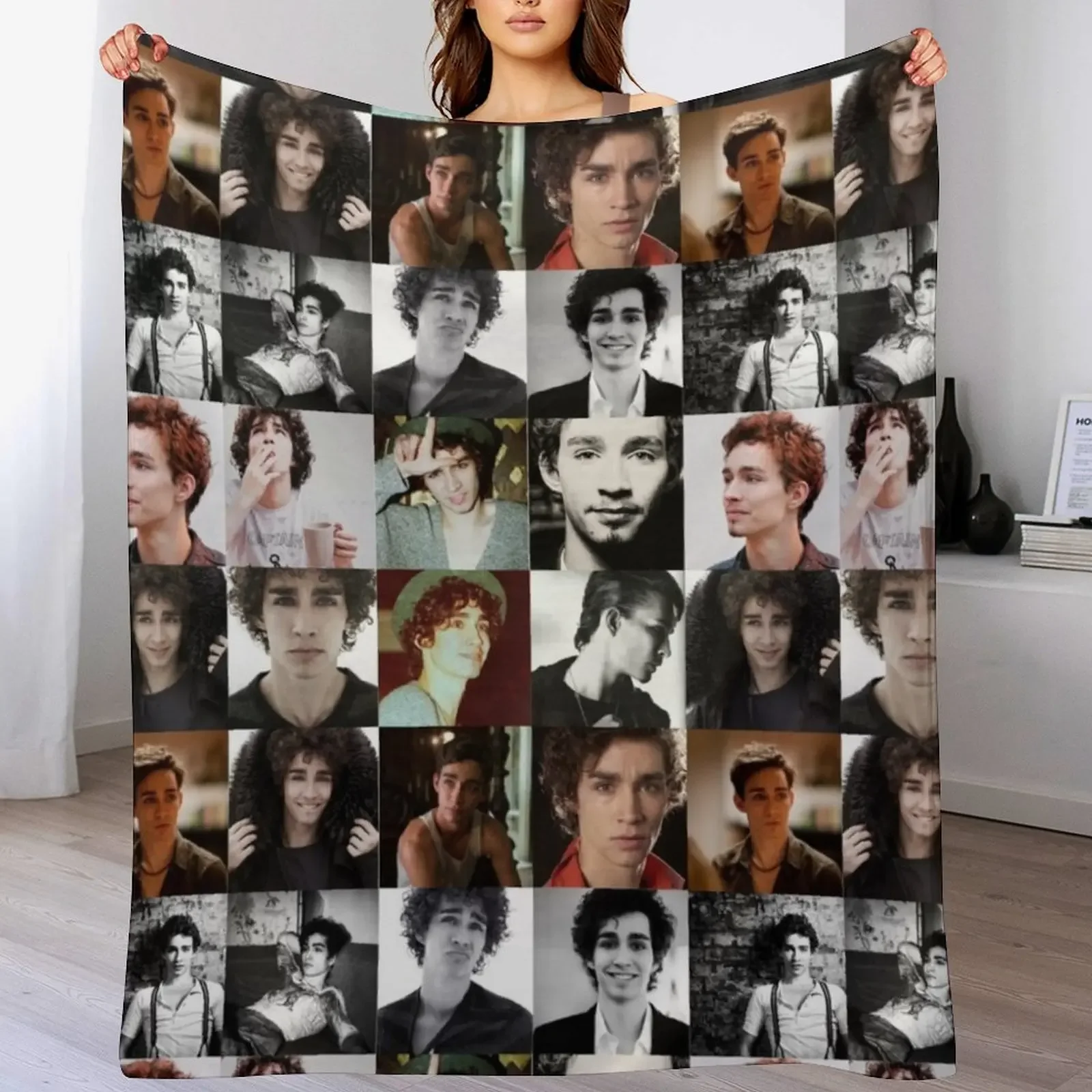 Фото Плед Robert Sheehan, легкое и мягкое одеяло для кровати, подходит для любого сезона №1