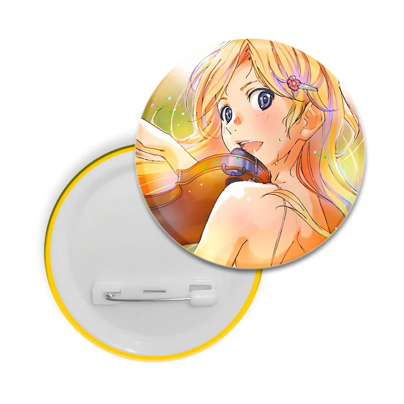 Горячая Распродажа мягкая аниме-булавка на пуговицах 32/44/58 мм круглая брошь Miyazono