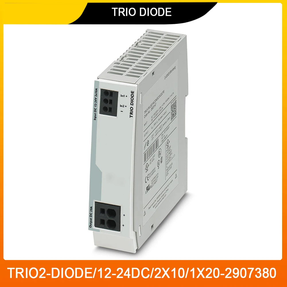 

TRIO2-DIODE/12-24DC/2X10/1X20-2907380 2907380 TRIO DIODE For Phoenix Diodes Redundancy Module High Quality Fast Ship