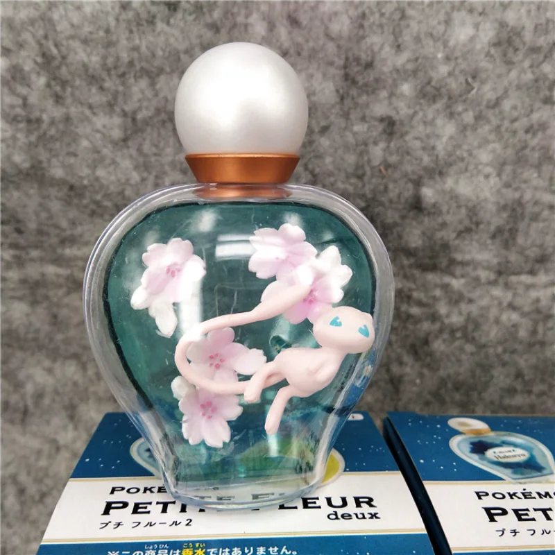 Фото Флакон духов Pokemon Petite Fleur слепая коробка игрушки Пикачу Пичю Рокон Мяу Хакуру Шаймин аниме фигурка куклы игрушки подарки для детей №5