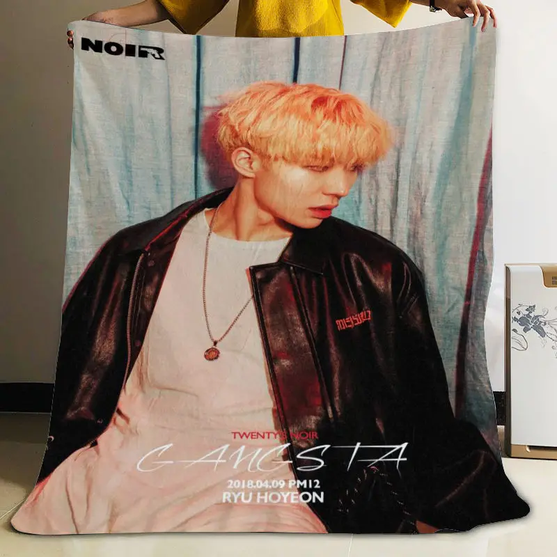 

B.A.P KPOP Flannel Blanket Design Your own Blanket Flannel Blankets for Sofa