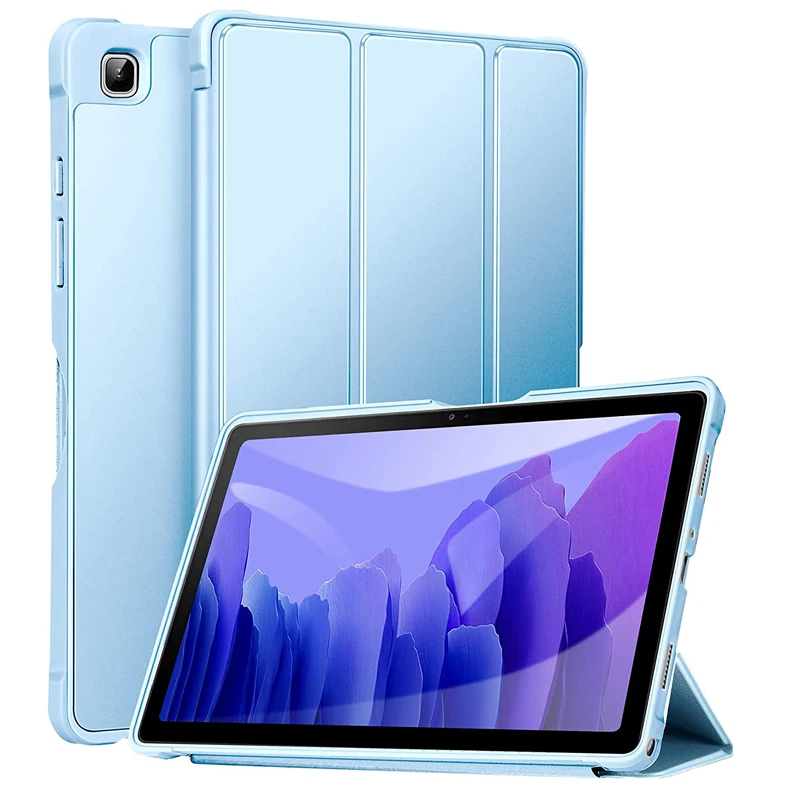 

For Samsung Galaxy Tab A8 10.5 Inch Case SM-x200 SM-X205 Cover with Pencil Holder Funda Tab A7 10.4 Silicone Smart Sleep Capa