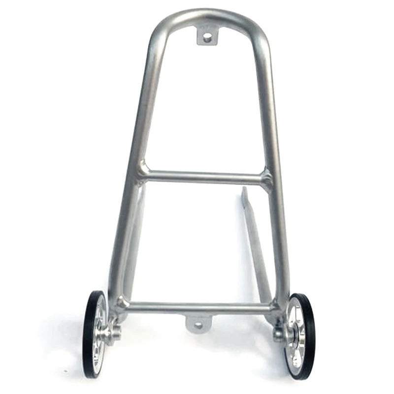 

Aluminum Alloy Bike Rear Rack For Brompton With Easy Wheels Bicycle Holder Luggage Shelf Bicycle Accessories