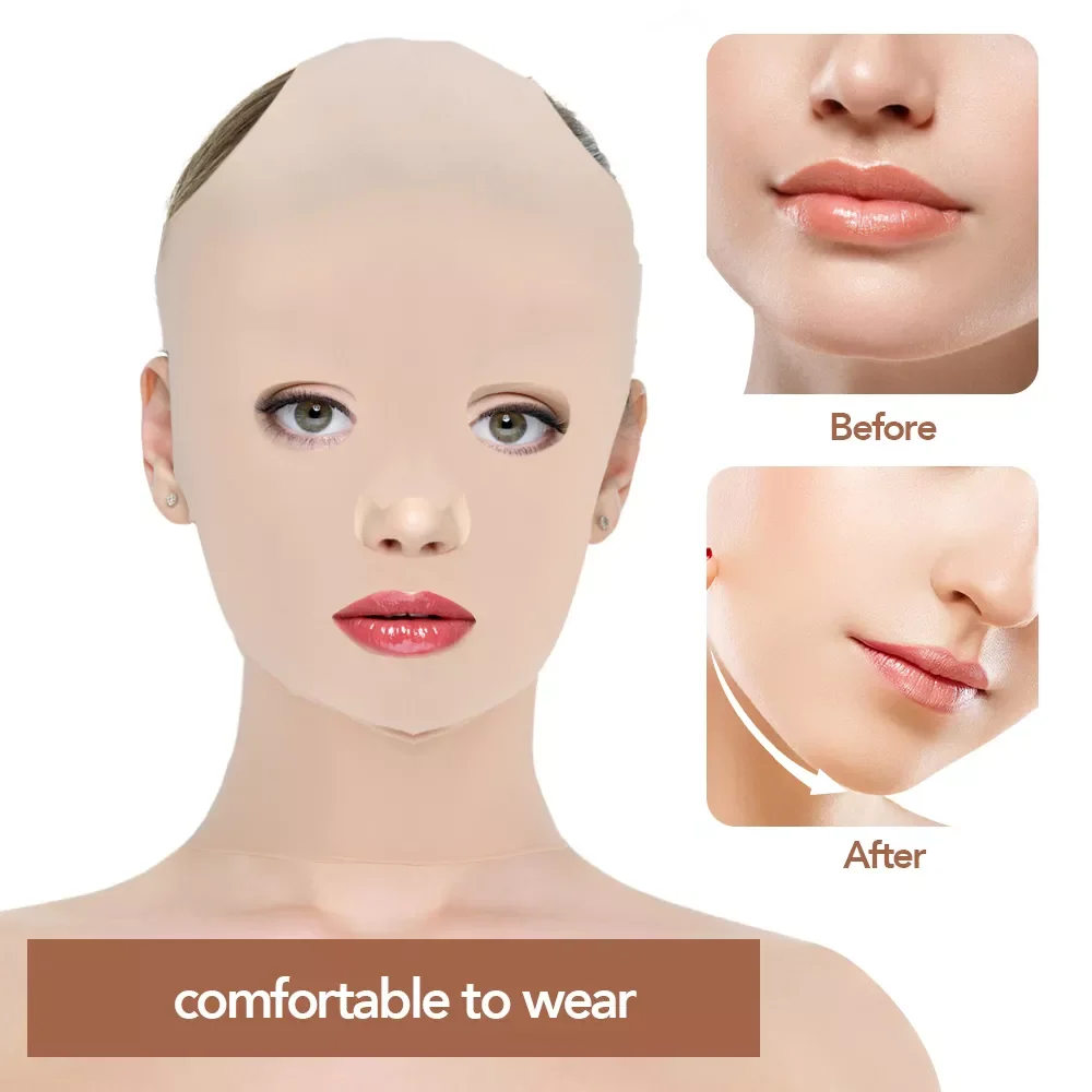 

Reusable Breathable Beauty Women Anti Wrinkle Slimming Bandage V Shaper Full Face Lift Sleeping Mask Facial Slimming Bandage