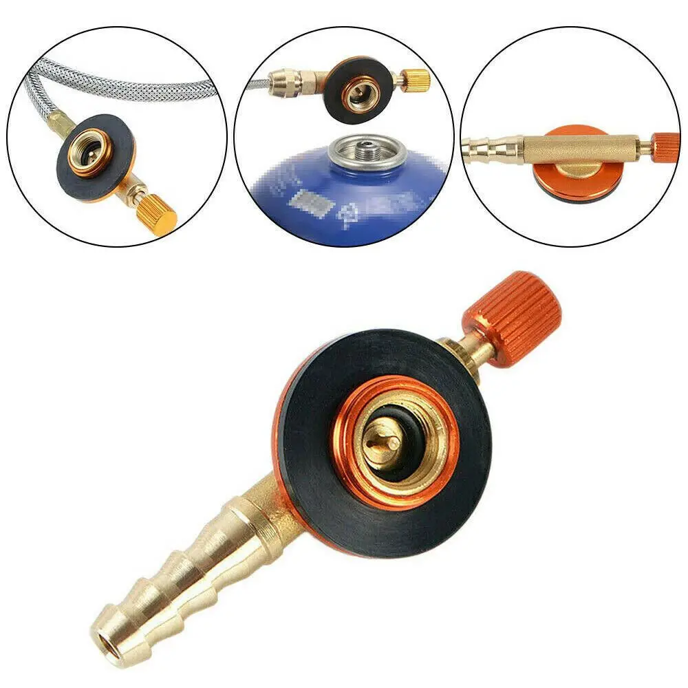 Outdoor Propane Refill Gas Tank Durable Gas Stove Valve Camp