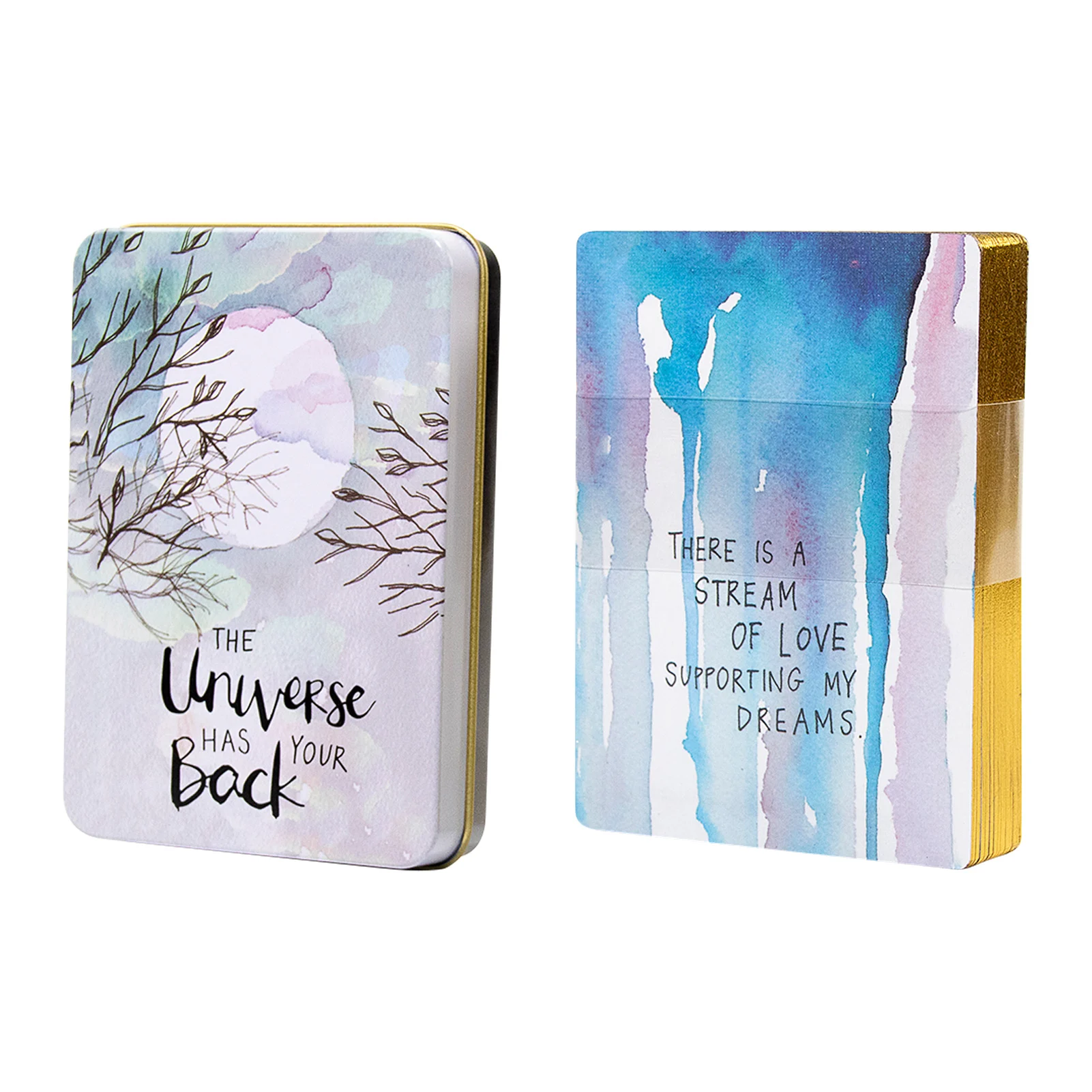 

55 Card Deck Tarot Deck In A Tin Box For Beginners The Universe Has Your Back Tarot Cards Deck Oracle Cards For Board Games
