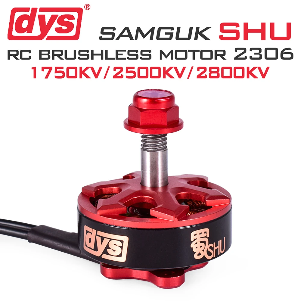 

DYS FPV гоночный Дрон бесщеточный двигатель 2306 DIY RC двигатели 3-6S для квадрокоптера Беспилотный летательный аппарат Samguk Shu