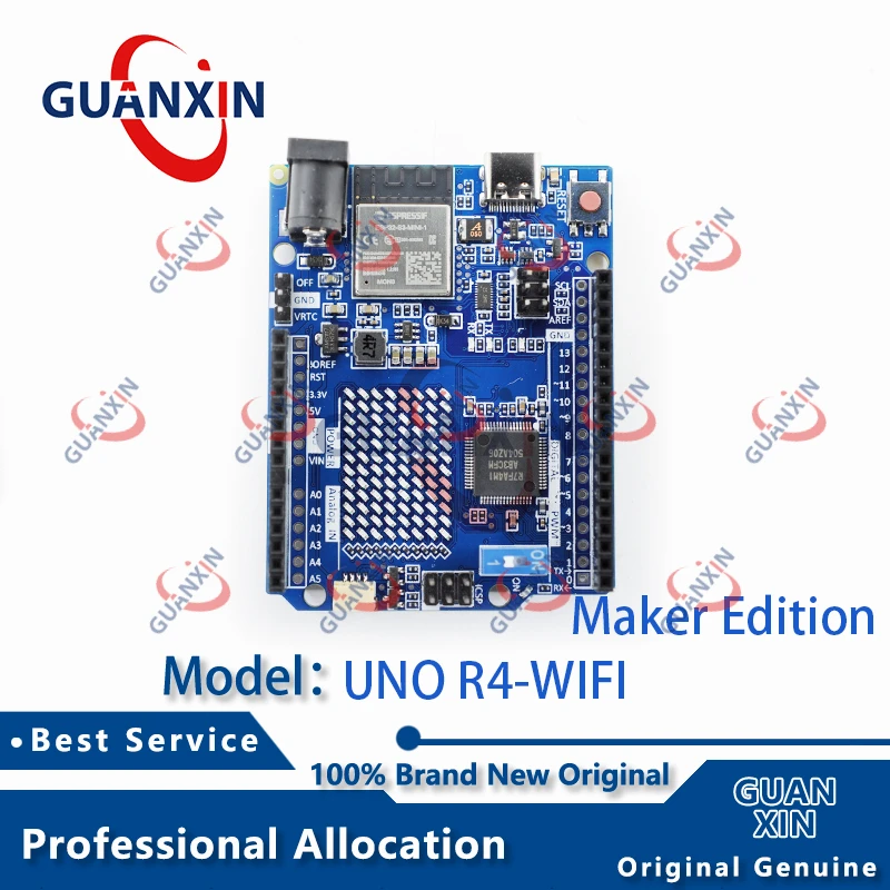 Фото Плата для разработки Maker Board, совместимая с UNO R4 WiFi/Minima, плата UNO R4 с Wi-Fi. №3