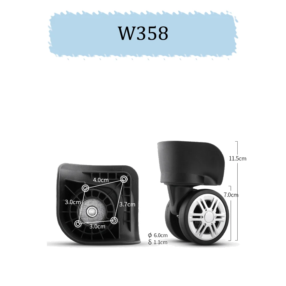 Универсальное колесо для OIWAS W358 вытяжной стержень планшетофон тихий прочный