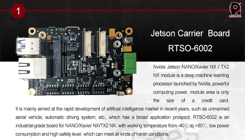 Jetson Xavier NX Встроенная плата для разработки RTSO-6002/E